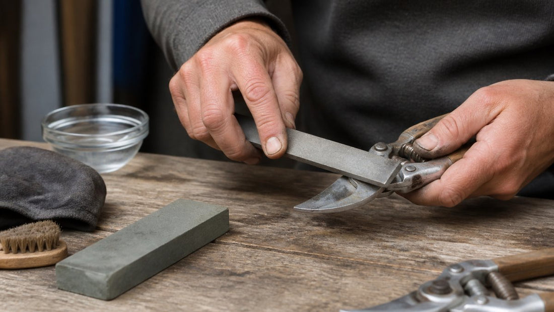 How to Sharpen Professional Garden Shears